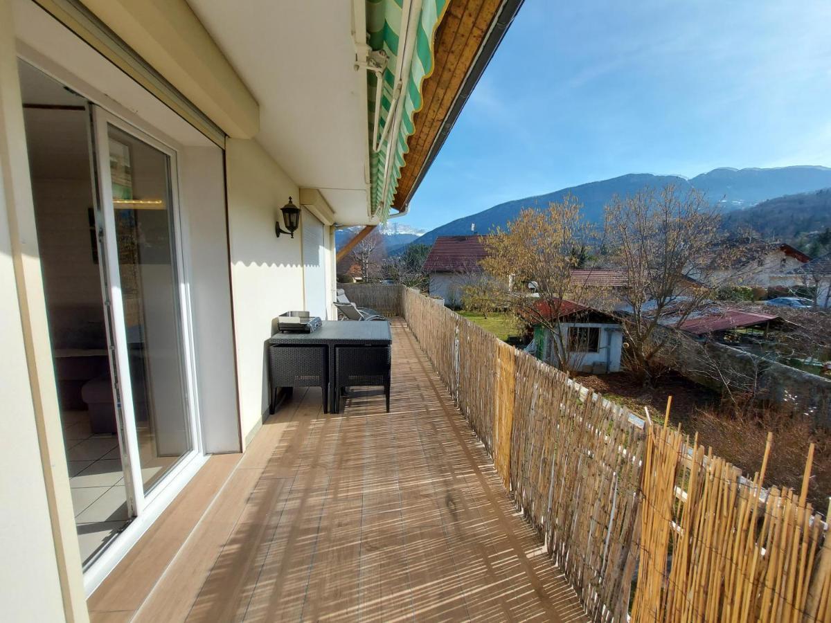 Entre Lac Et Montagne, Proche Centre De St Jorioz, Spacieux Et Confortable Appartement Avec Grande Terrasse Saint-Jorioz Bagian luar foto